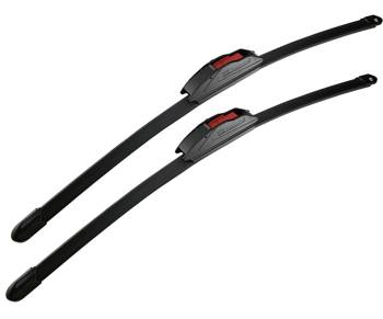 Front & Rear kit of Aero Flat Wiper Blades fit SSANGYONG Rexton Sep.2001-> 