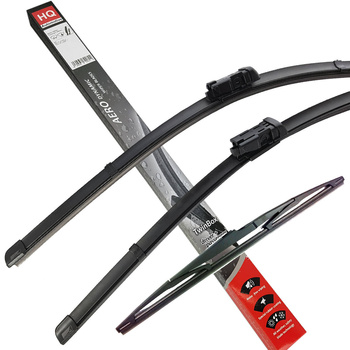 Windscreen Wipers for PEUGEOT Partner/Ranch 2018-onwards Front & Rear 3pcs HQ Automotive